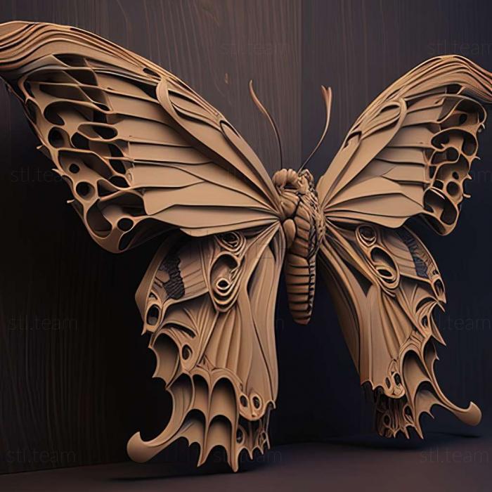 3D модель Papilio saharae (STL)